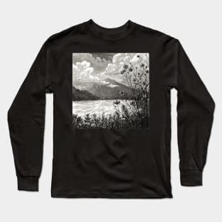 FujiSan Inktober #8 Long Sleeve T-Shirt